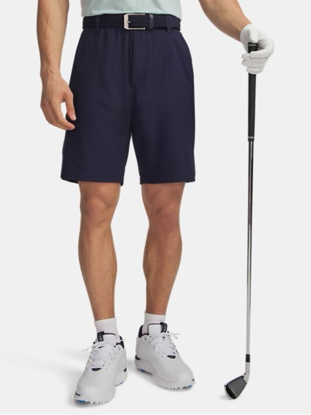 Under Armour Men’s Athletic Sporty Navy Blue 4-Pocket Match Play Golf Shorts